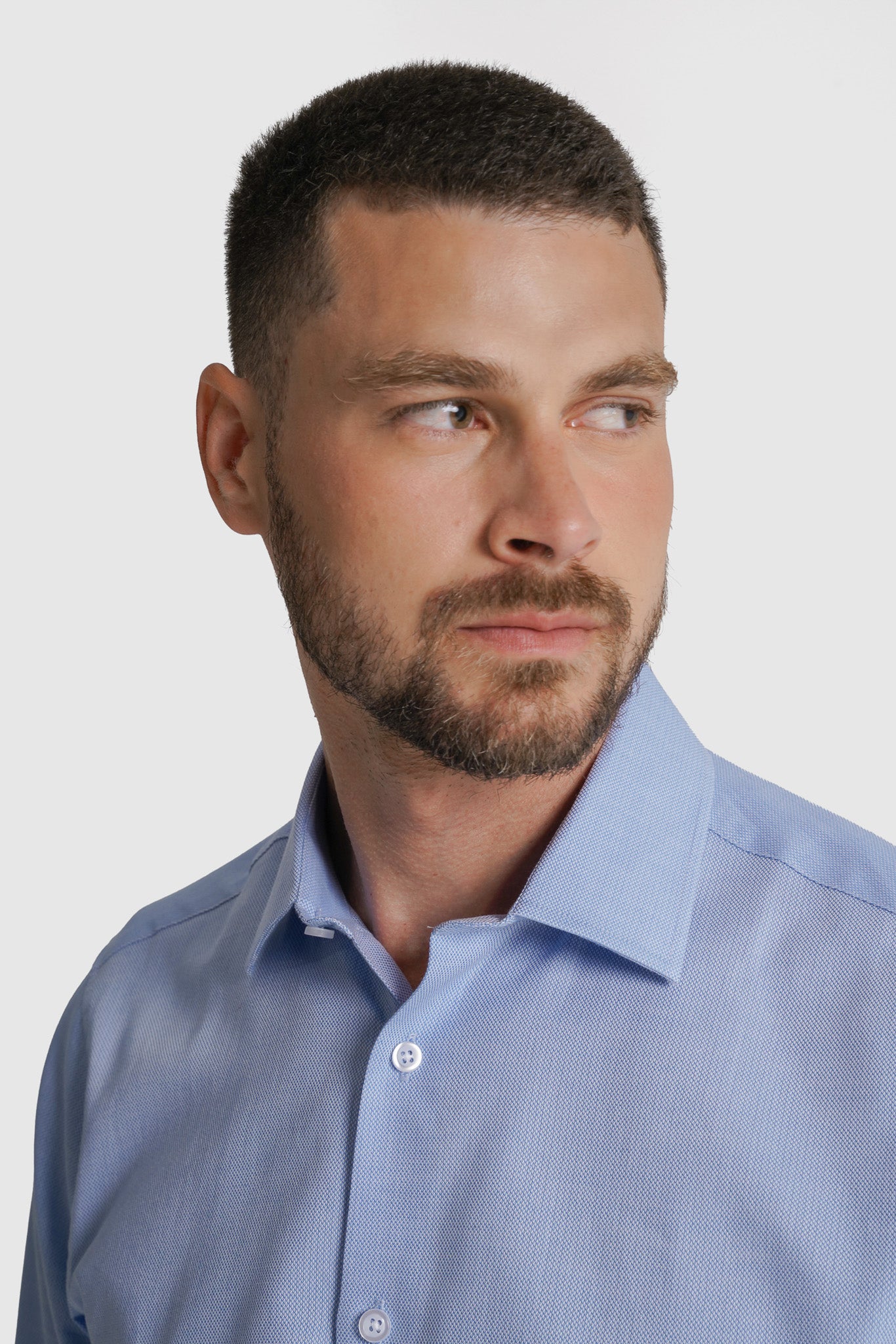 CAMISA OXFORD SLIM FIT AZUL LISA MR. BLUE