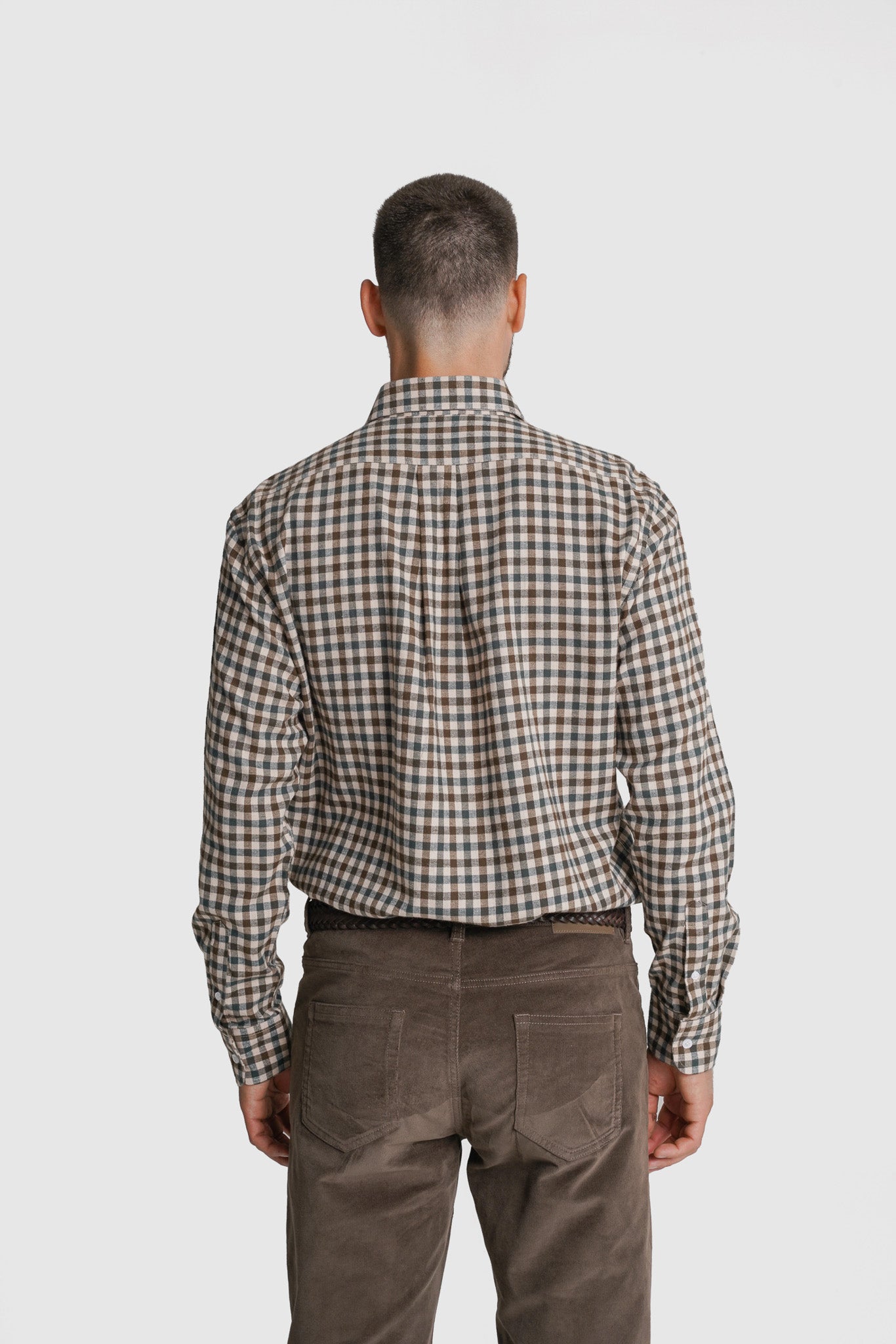 CAMISA FLANELA REGULAR FIT VERDE AO QUADRADO MR. BLUE