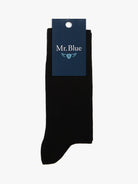 MEIAS BAMBOO PRETAS LISAS MR. BLUE
