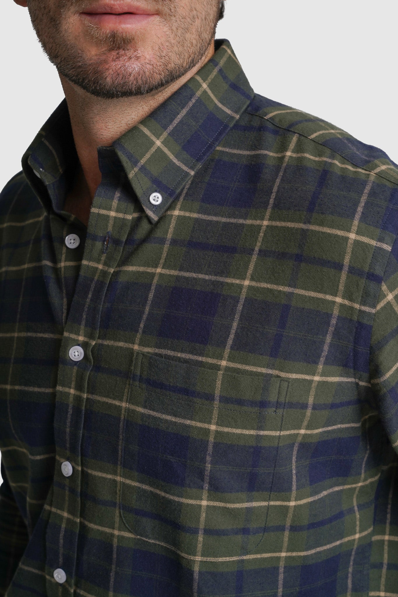 CAMISA FLANELA REGULAR FIT AZUL AO QUADRADO MR. BLUE