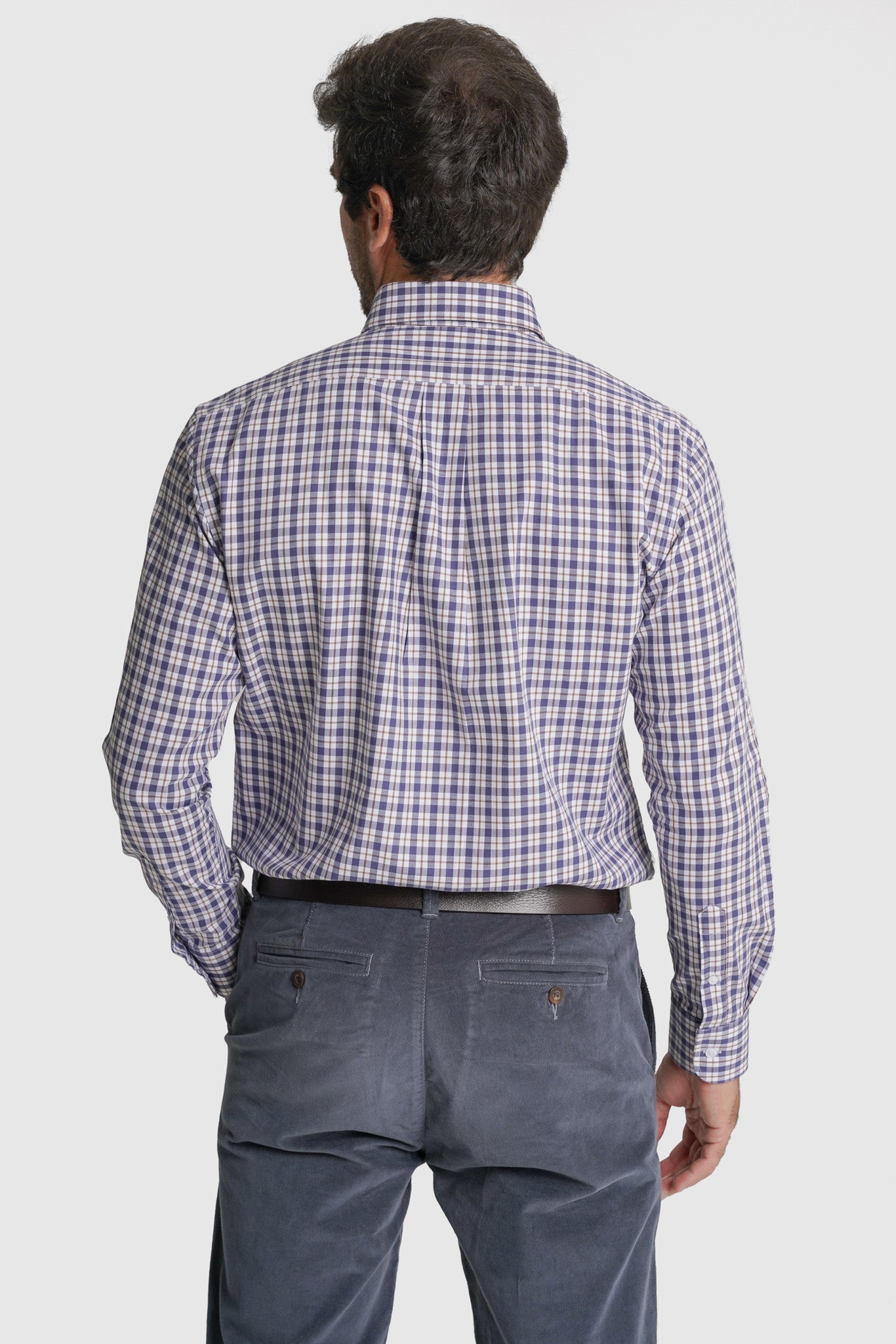 CAMISA ALGODÃO REGULAR FIT BRANCA AO QUADRADO MR. BLUE