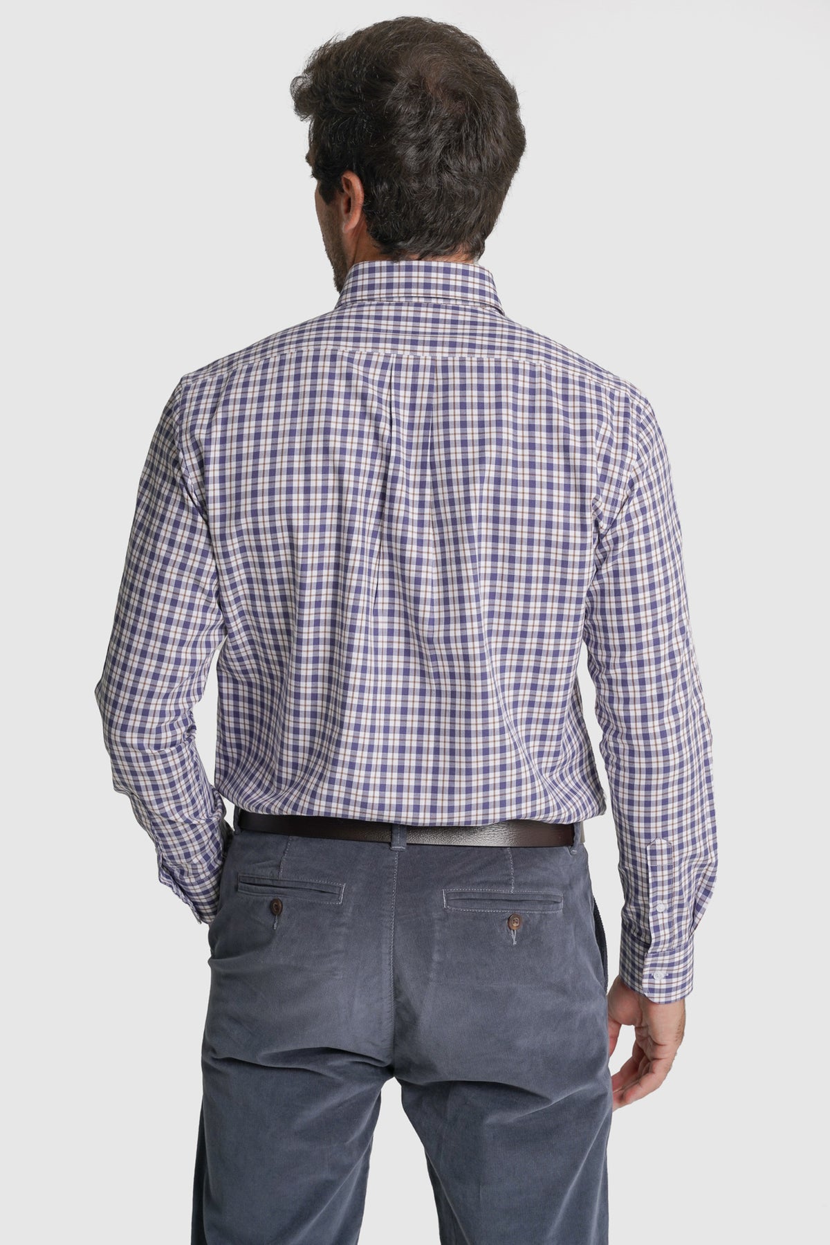 CAMISA ALGODÃO REGULAR FIT BRANCA AO QUADRADO MR. BLUE