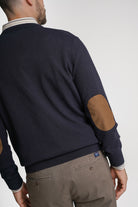 PULLOVER LÃ REGULAR FIT AZUL LISO MR. BLUE