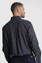 CAMISA FLANELA REGULAR FIT AZUL AO QUADRADO MR. BLUE