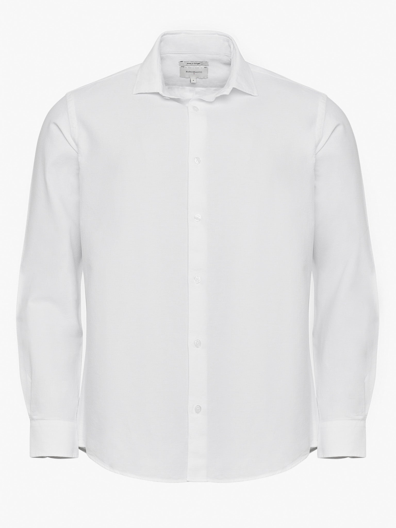 CAMISA PIQUET REGULAR FIT BRANCA LISA MARK BELLUCCI