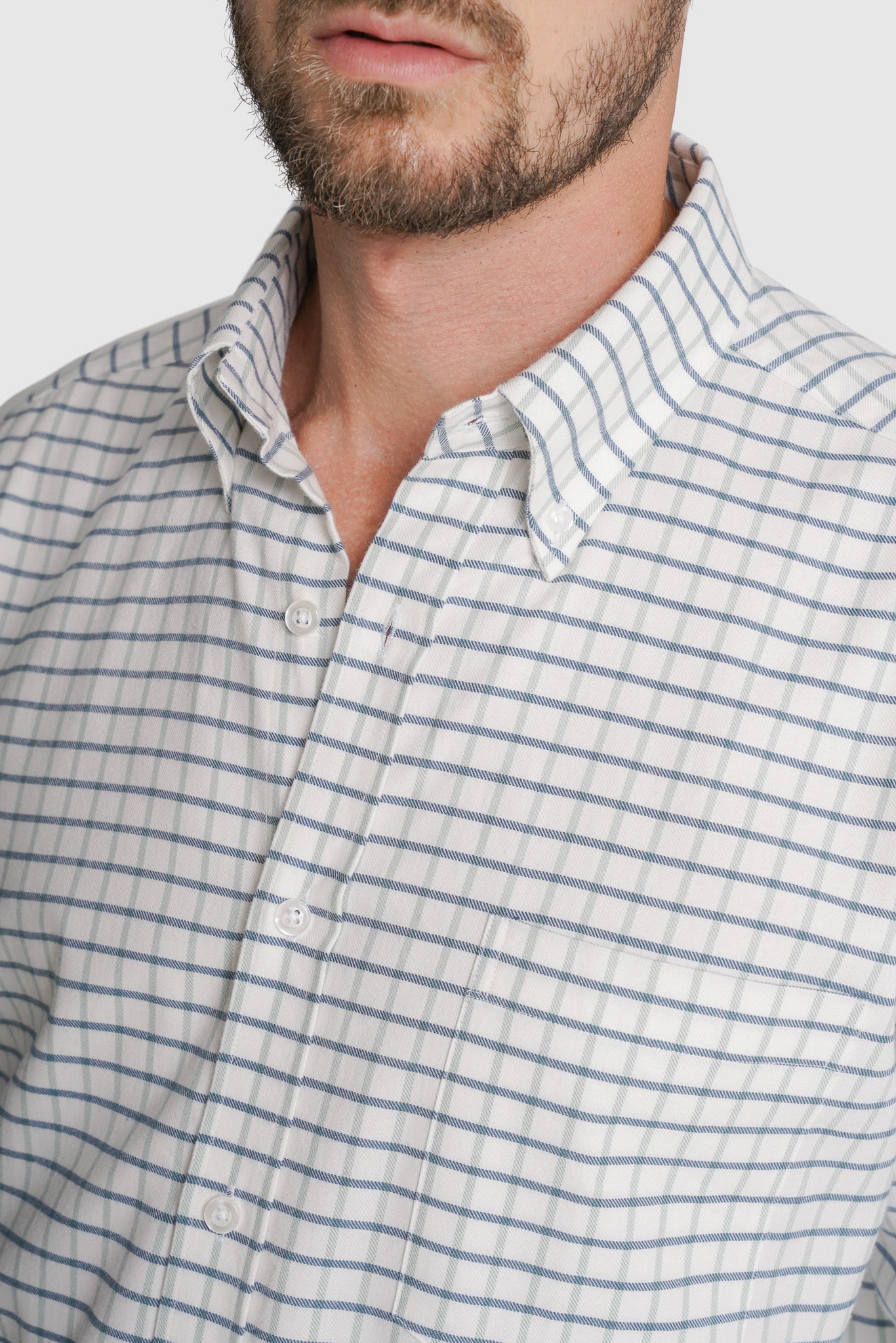 CAMISA FLANELA REGULAR FIT AZUL AO QUADRADO MR. BLUE