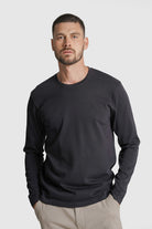 T-SHIRT ALGODÃO PRETA LISA MR. BLUE