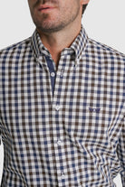 CAMISA TWILL REGULAR FIT AZUL AO QUADRADO MR. BLUE
