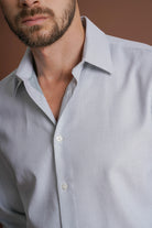 CAMISA DOBBY SLIM FIT VERDE LISA MR. BLUE