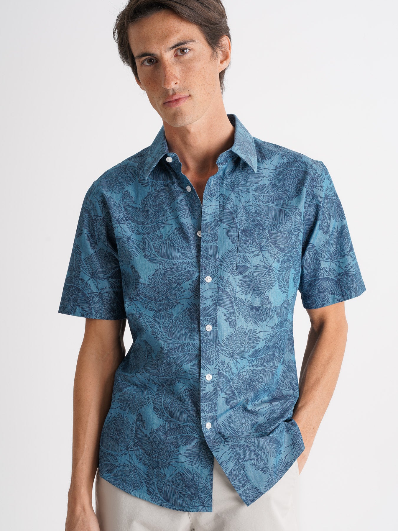 Mr. Blue Regular Fit Blue Shirt