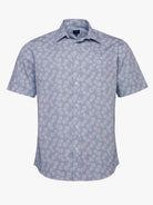 Regular Fit Blue Poplin Shirt Mr. Blue