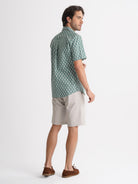 Regular Fit Green Poplin Shirt Mr. Blue