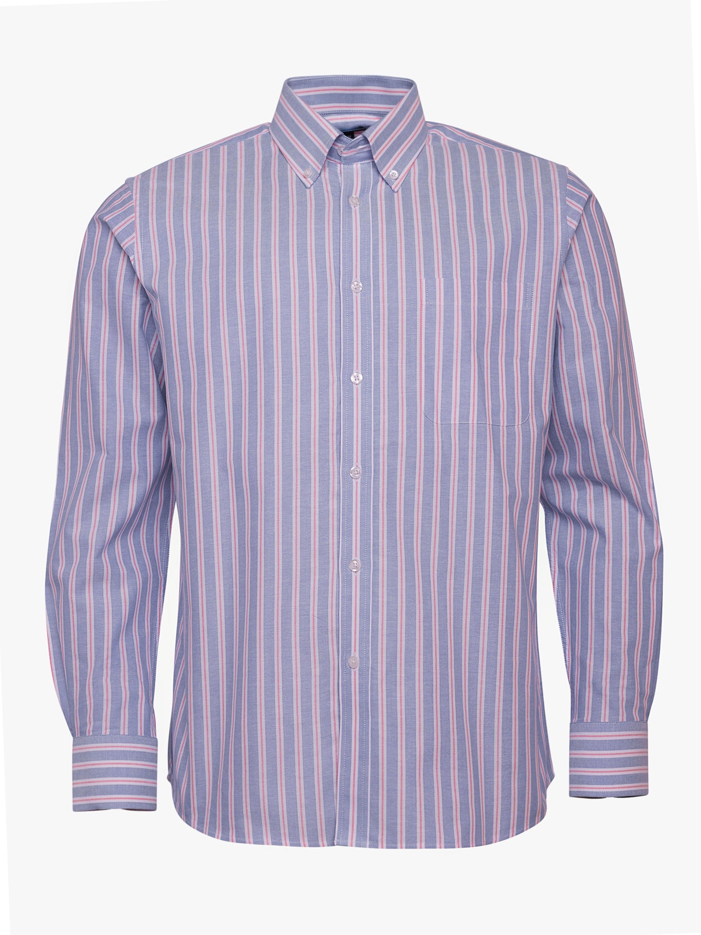Camisa azul Oxford de corte estándar de Mr. Blue