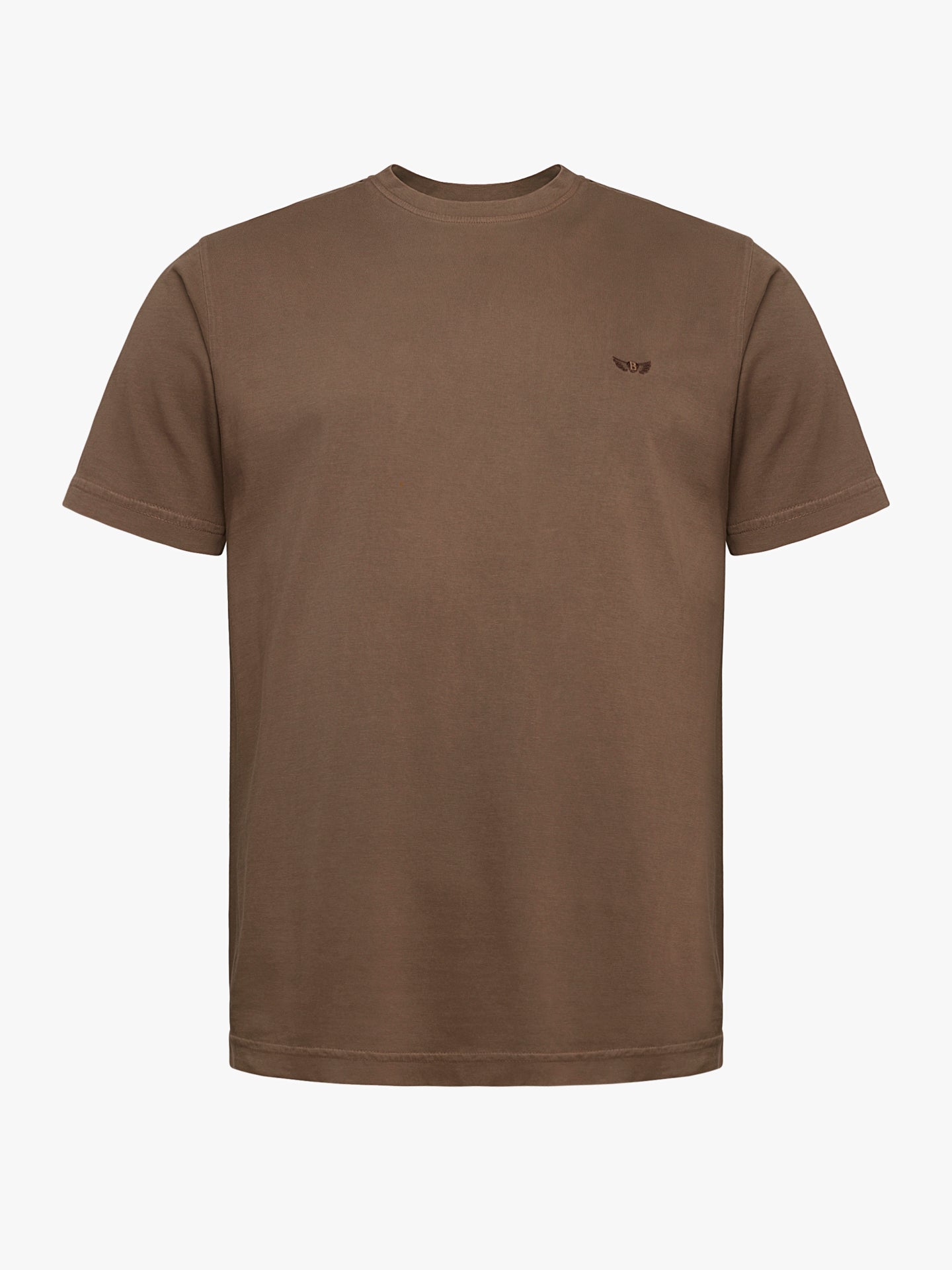 Mr. Blue 100% Cotton Brown T-Shirt