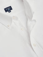 Regular Fit White Linen Shirt Mr. Blue