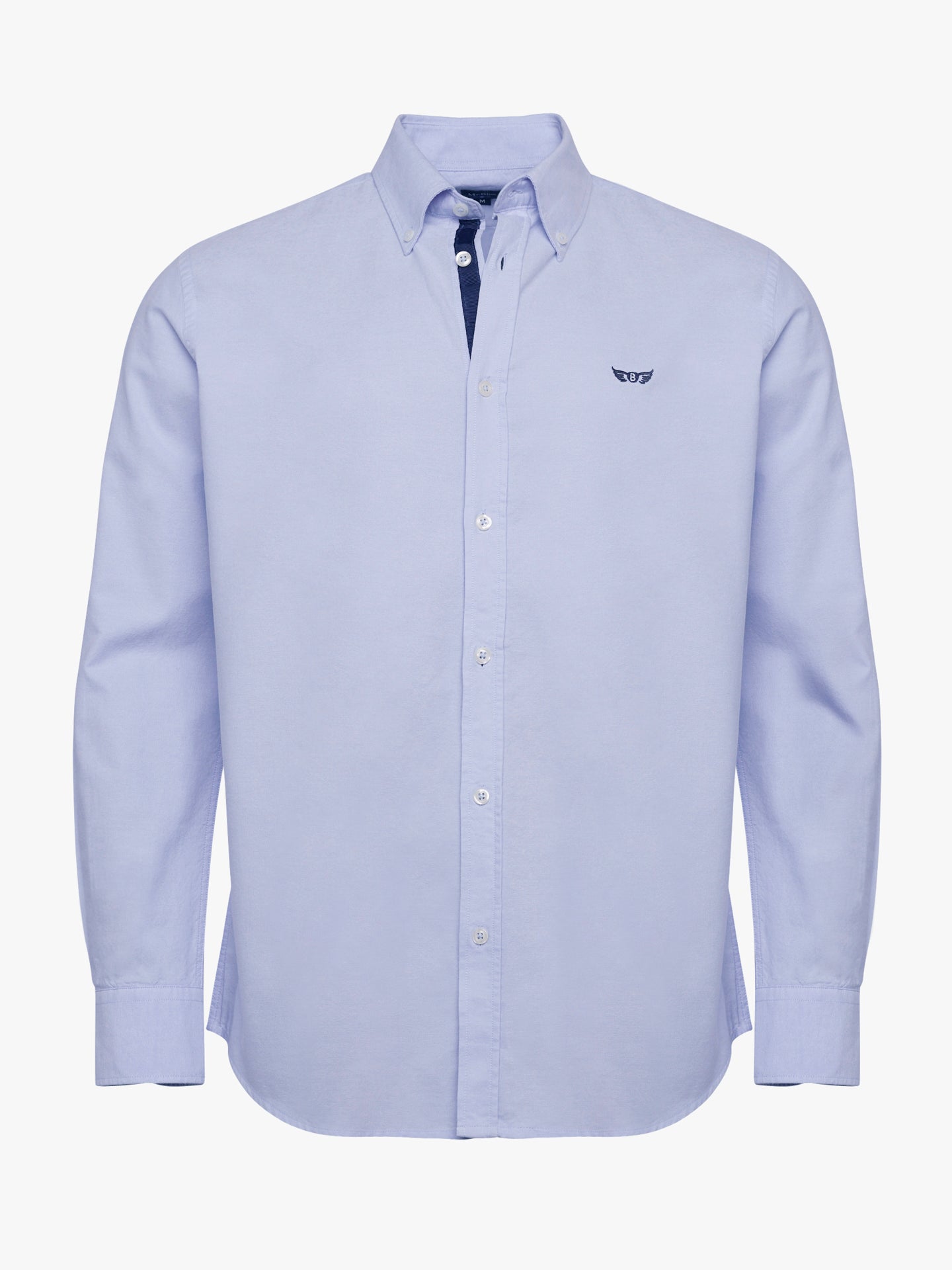 Mr. Blue Regular Fit Oxford Blue Shirt