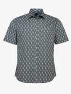 Regular Fit Green Poplin Shirt Mr. Blue