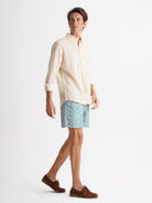 Camisa Regular Fit Linho Amarela Mr. Blue