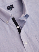 Regular Fit Blue Linen Shirt Mr. Blue