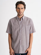 Regular Fit Blue Linen Shirt Mr. Blue