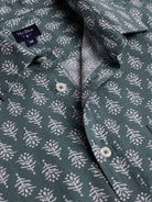 Regular Fit Green Poplin Shirt Mr. Blue