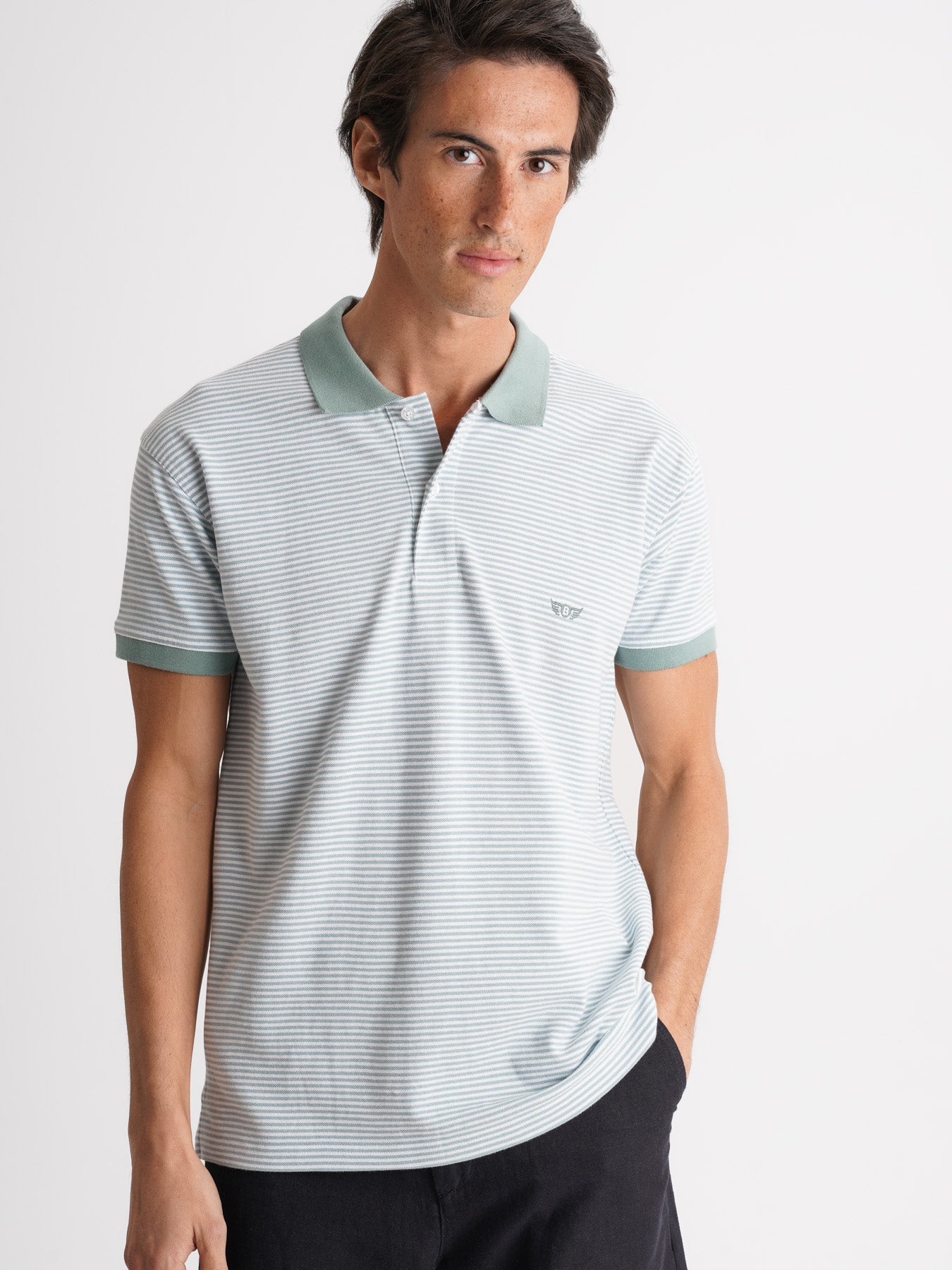 Mr. Blue Regular Fit Piquet Polo Shirt