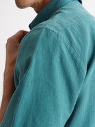 Regular Fit Blue Linen Shirt Mr. Blue
