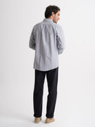 Regular Fit Blue Linen Shirt Mr. Blue